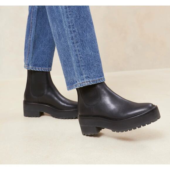 Loeffler Randall Shoes - Loeffler Randall Reggie Black Chelsea Boot